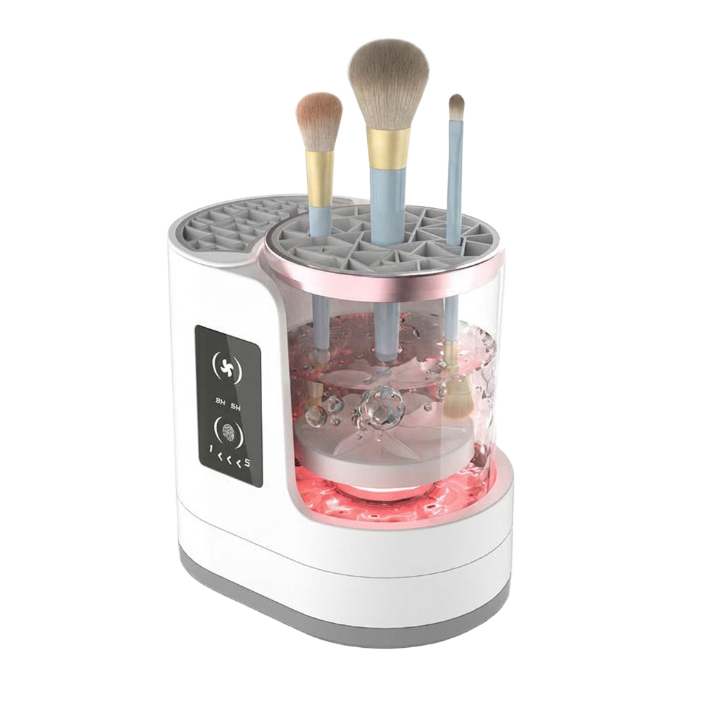 Velunix BrushCare™ — komplett set med elektrisk borstrengörare, adaptrar och tillbehör